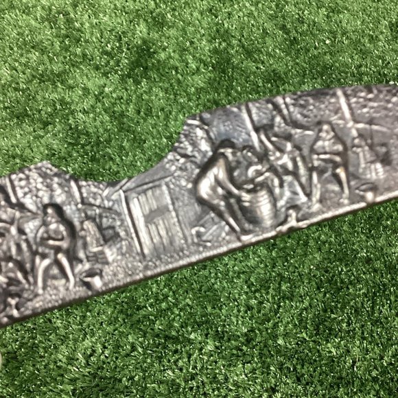 Antique Denmark Silverplate Compact Comb w/ Shell Case - Picture 7 of 14